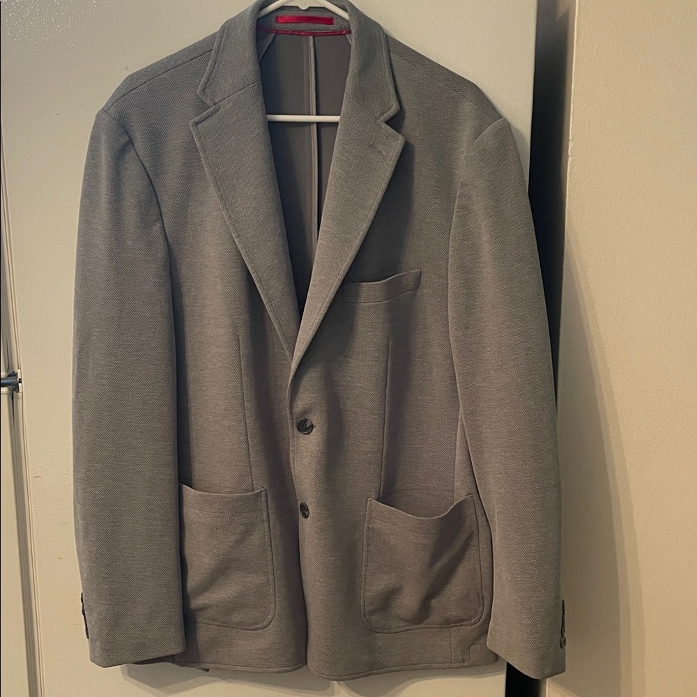 Lucky Brand Men’s 46R Slim Fit Classic Gray Sport Coat‎